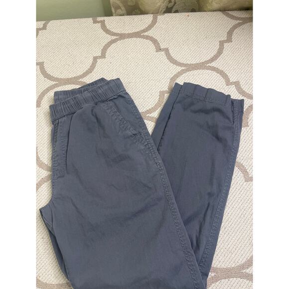 Pact Pants - Pact organic cotton pull on elastic waistband chino pants pockets, size small